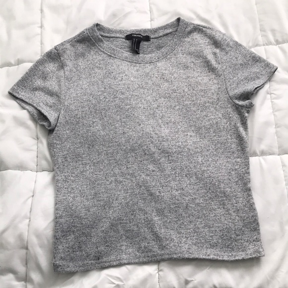 Forever 21 short sleeve grey Heathered t-shirt. Size medium - Picture 1 of 2
